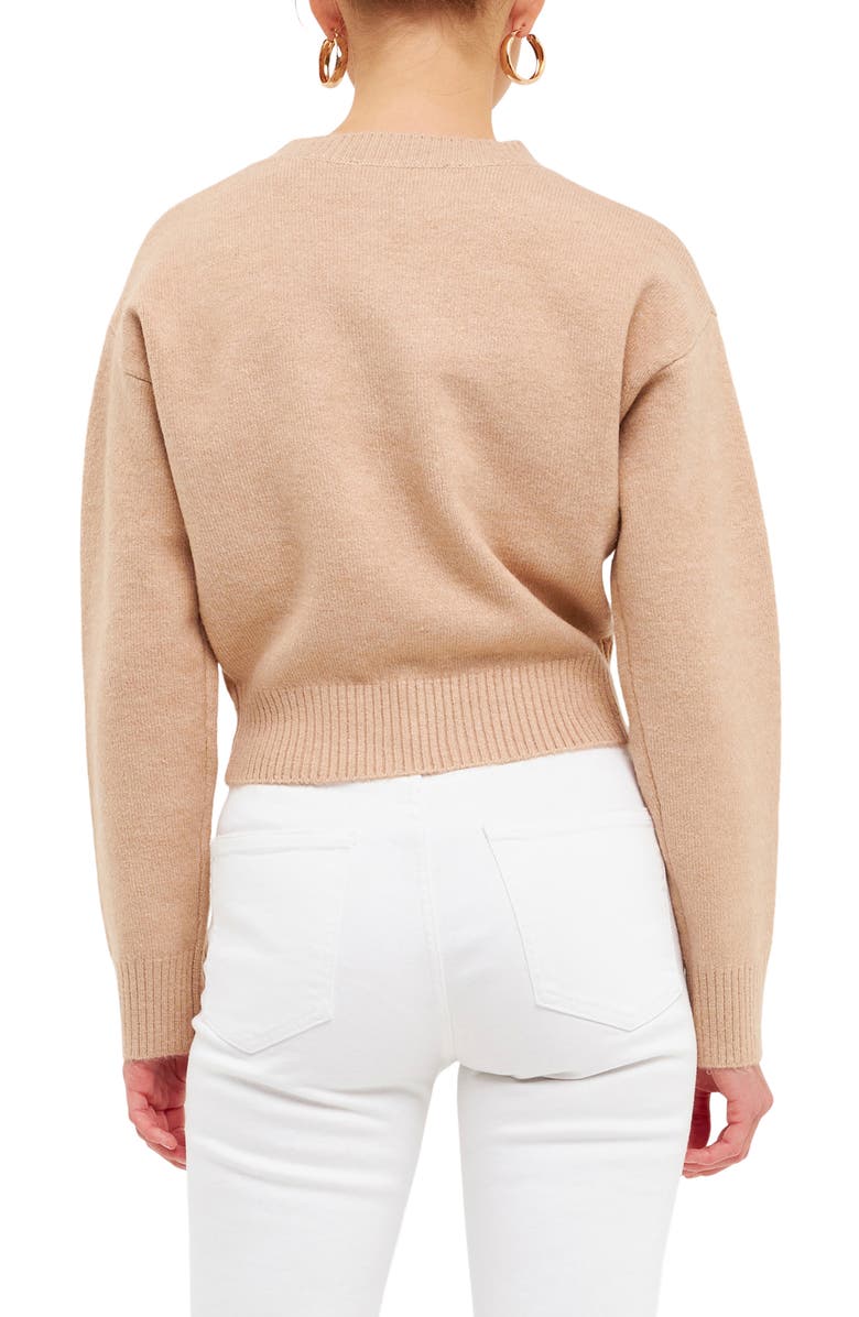 Endless Rose Love Chenille Sweater, Alternate, color,