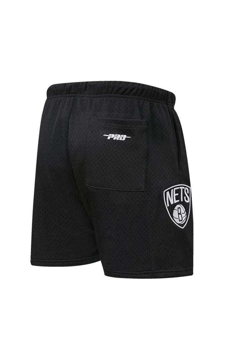 PRO STANDARD Men's Pro Standard Black Brooklyn Nets City Scape Mesh Shorts, Alternate, color, Black