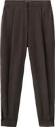 MANGO Pleated Baggy Cupro Blend Pants