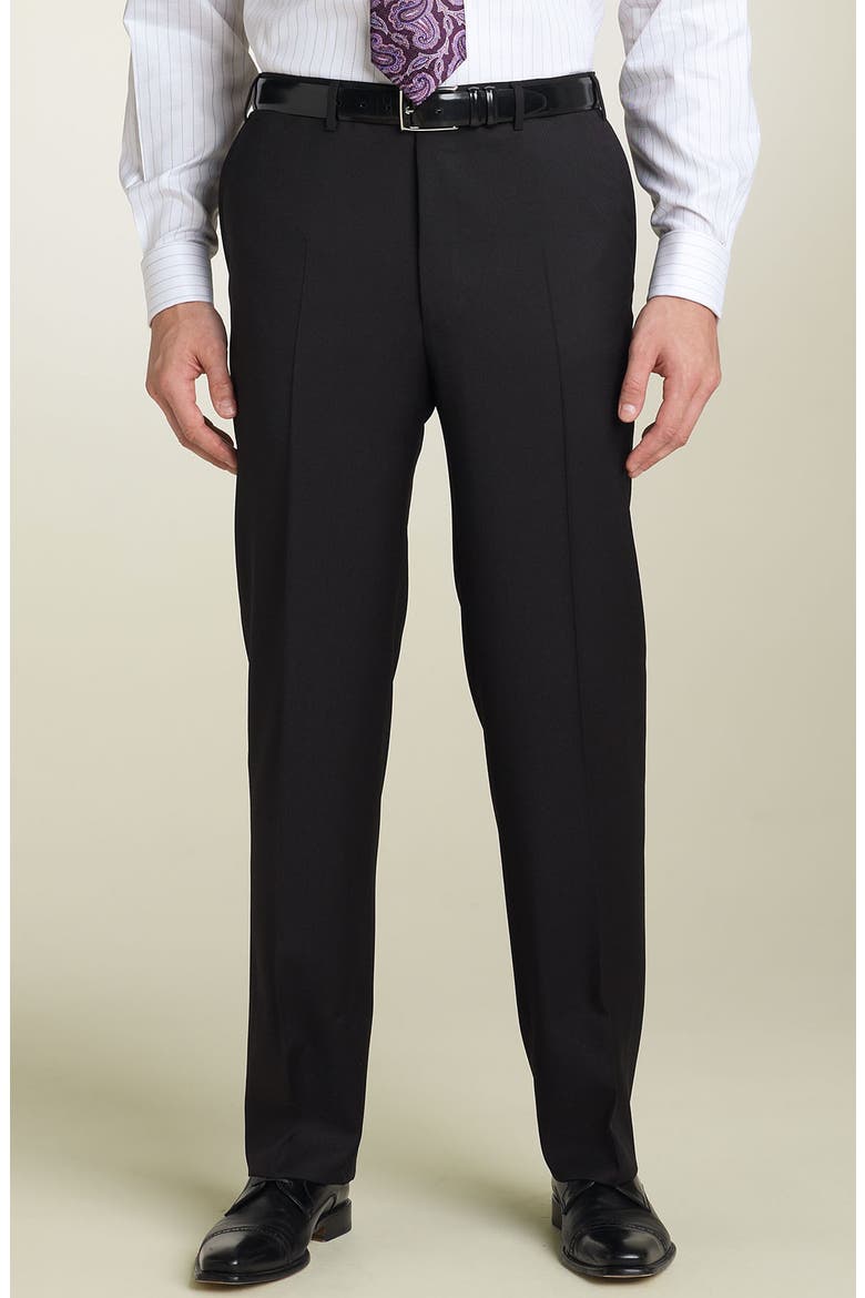 Navy Wool Suit, Alternate, color, BLACK