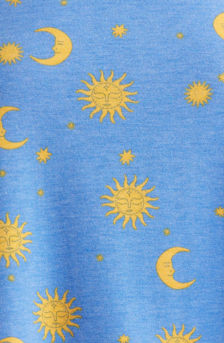 Honeydew Star Seeker Brushed Jersey Tank & Pant Pajamas, Alternate, color, Periwinkle Celestial