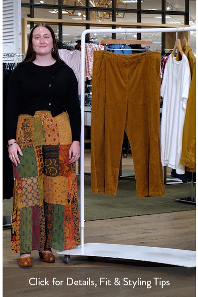 Asphodel Crop Wide Leg Corduroy Pants video