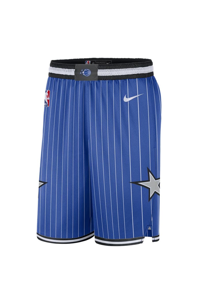Nike Men's Nike Blue Orlando Magic Swingman Performance Shorts – Icon Edition, Alternate, color, Blue