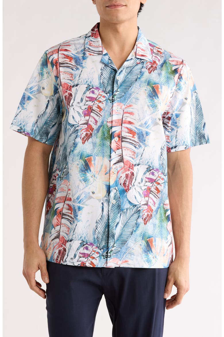 Jackson Comfort Stretch Short Sleeve Shirt, Main, color, PARADISE