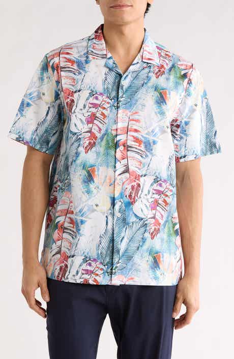Bugatchi Jackson Comfort Stretch Short Sleeve Shirt