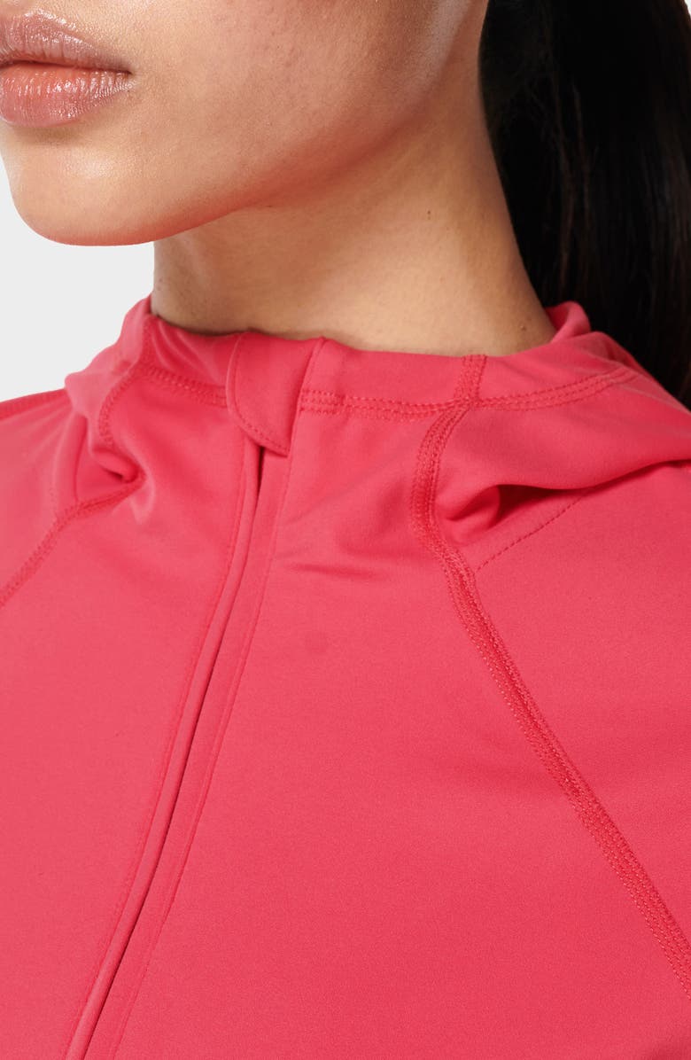 Sweaty Betty Supersoft Workout Zip Jacket, Alternate, color, Glow Pink