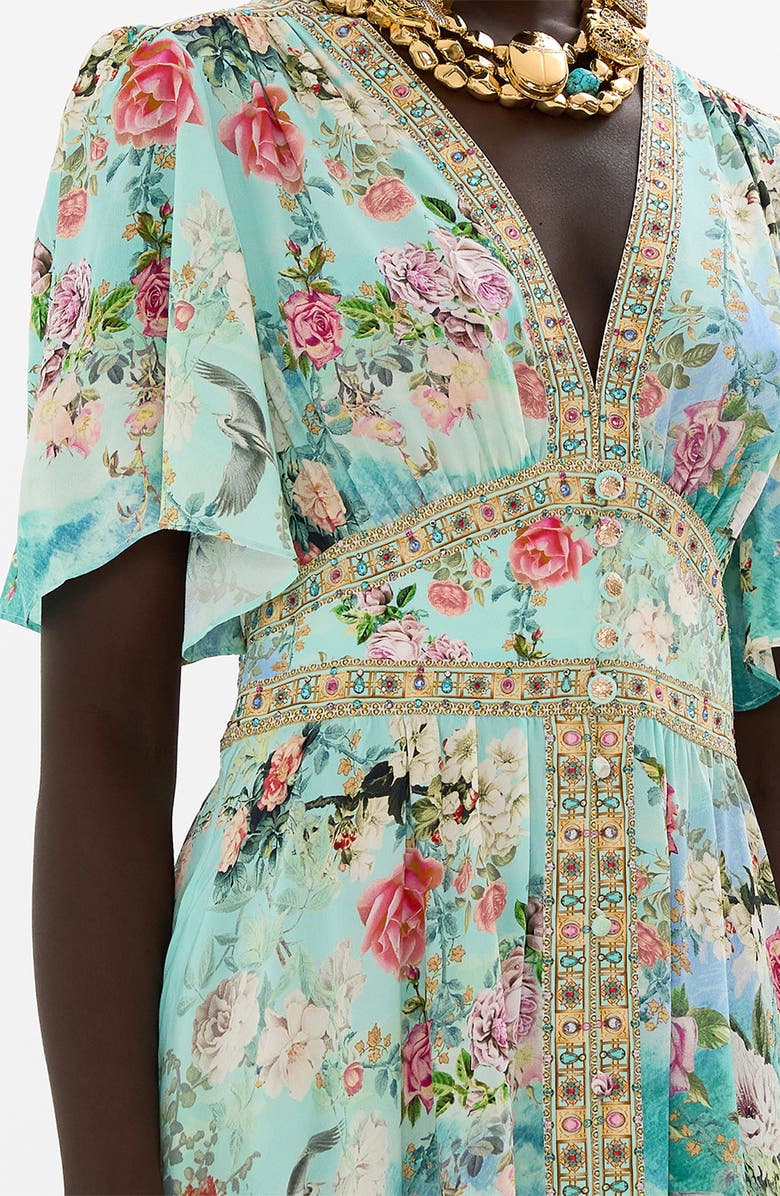 Camilla The Jewellery Museum Silk Maxi Dress, Alternate, color, 