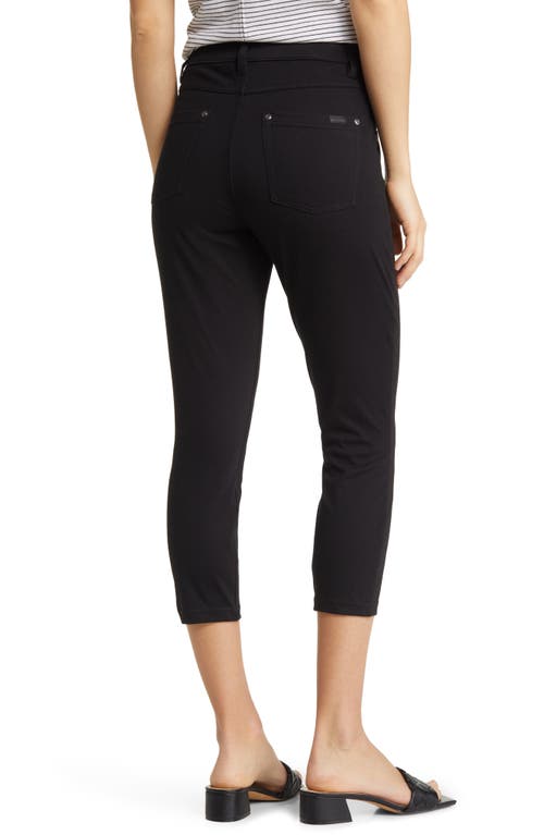 Hue Ultrasoft Denim Capri Leggings In Black