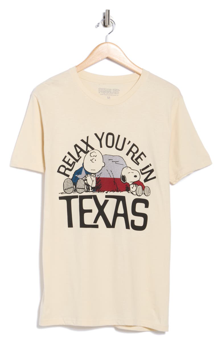 The Forecast Agency Peanuts Relax Graphic T-Shirt, Alternate, color, Natural