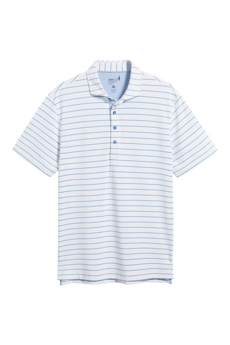 Kerwin Stripe PREP-FORMANCE Golf Polo, Alternate, color, WHITE TIDE