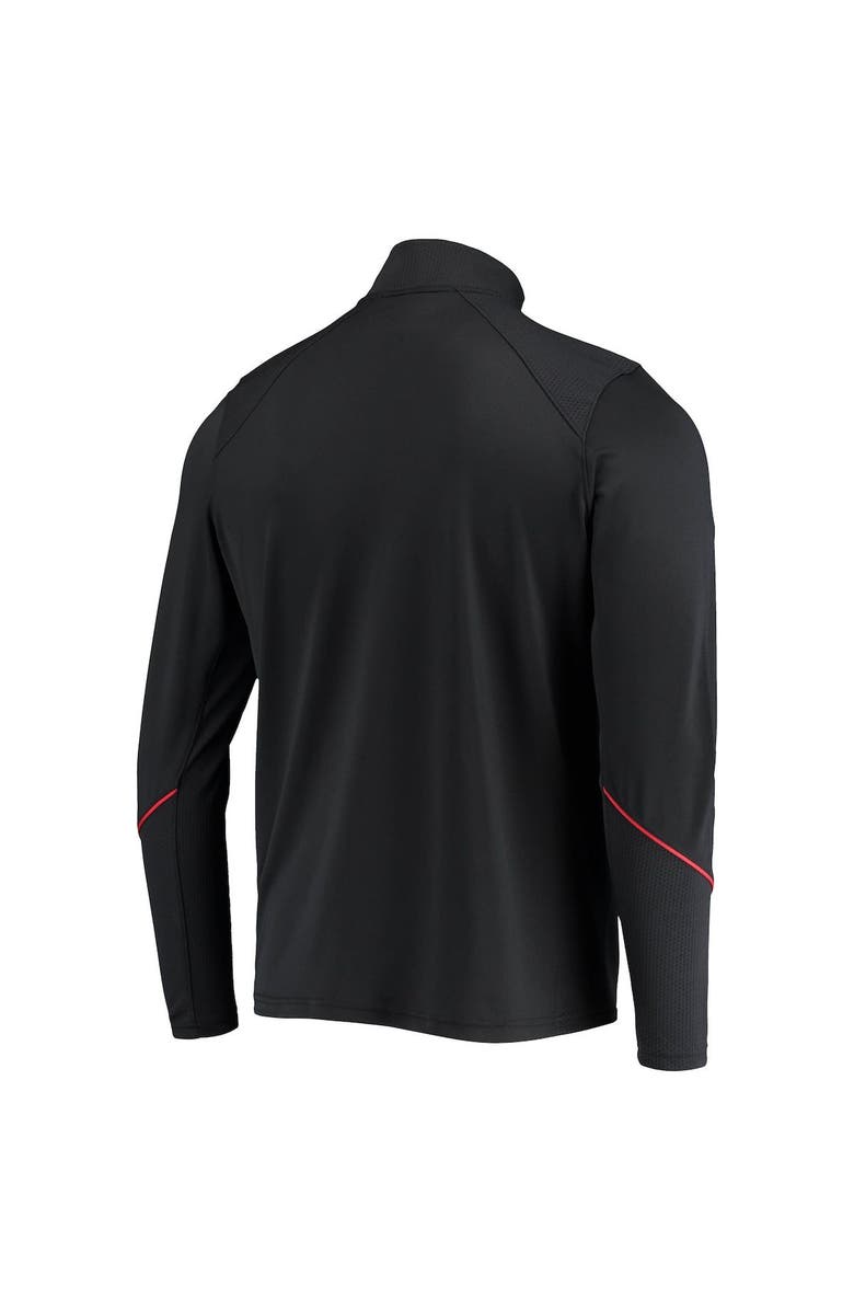 Under Armour Men's Under Armour Black Texas Tech Red Raiders Sideline Performance Lightweight Quarter-Zip Jacket, Alternate, color, Black
