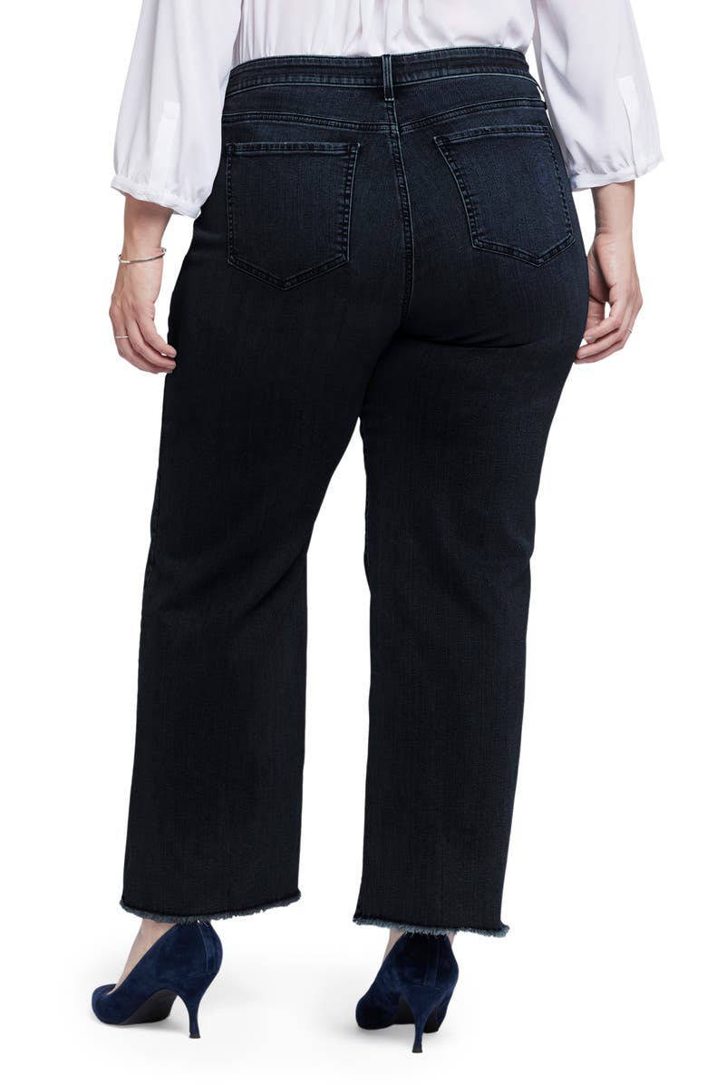 NYDJ Teresa Fray Hem Ankle Wide Leg Jeans, Alternate, color, 
