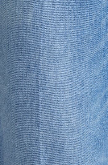 Anessa High Waist Raw Hem Wide Leg Jeans