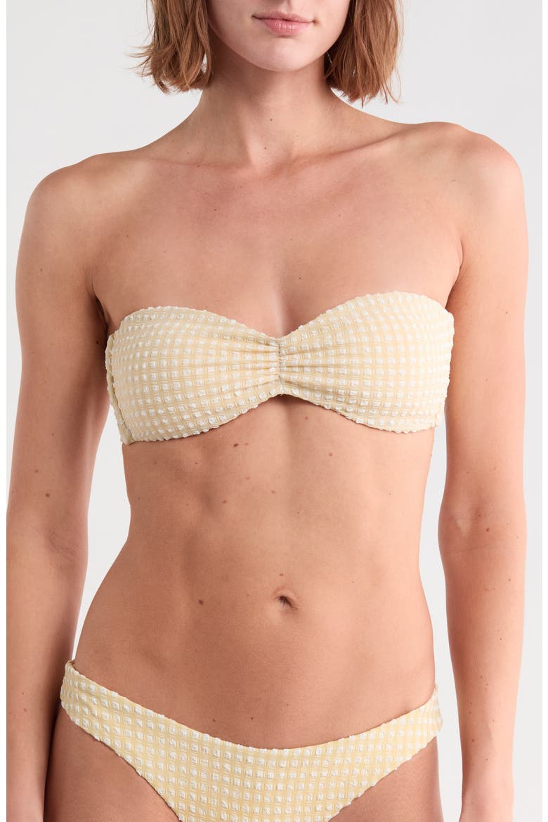Hudson Bralette Bikini Top, Main, color, LATTE