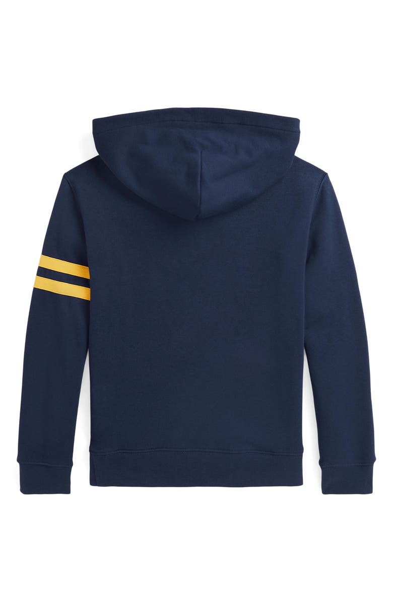 Polo Ralph Lauren Kids' Polo Bear Fleece Hoodie, Alternate, color, 