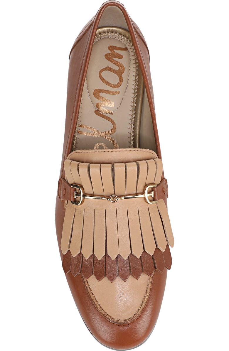 Sam Edelman Liz Kiltie Loafer, Alternate, color, Rich Cognac/ French Sand
