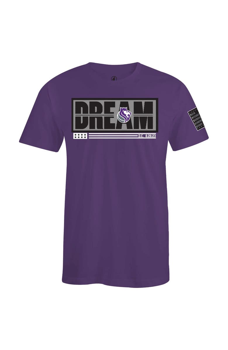 FISLL Unisex FISLL x Black History Collection Purple Sacramento Kings T-Shirt, Alternate, color, Purple