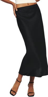 Reformation Layla Linen Skirt