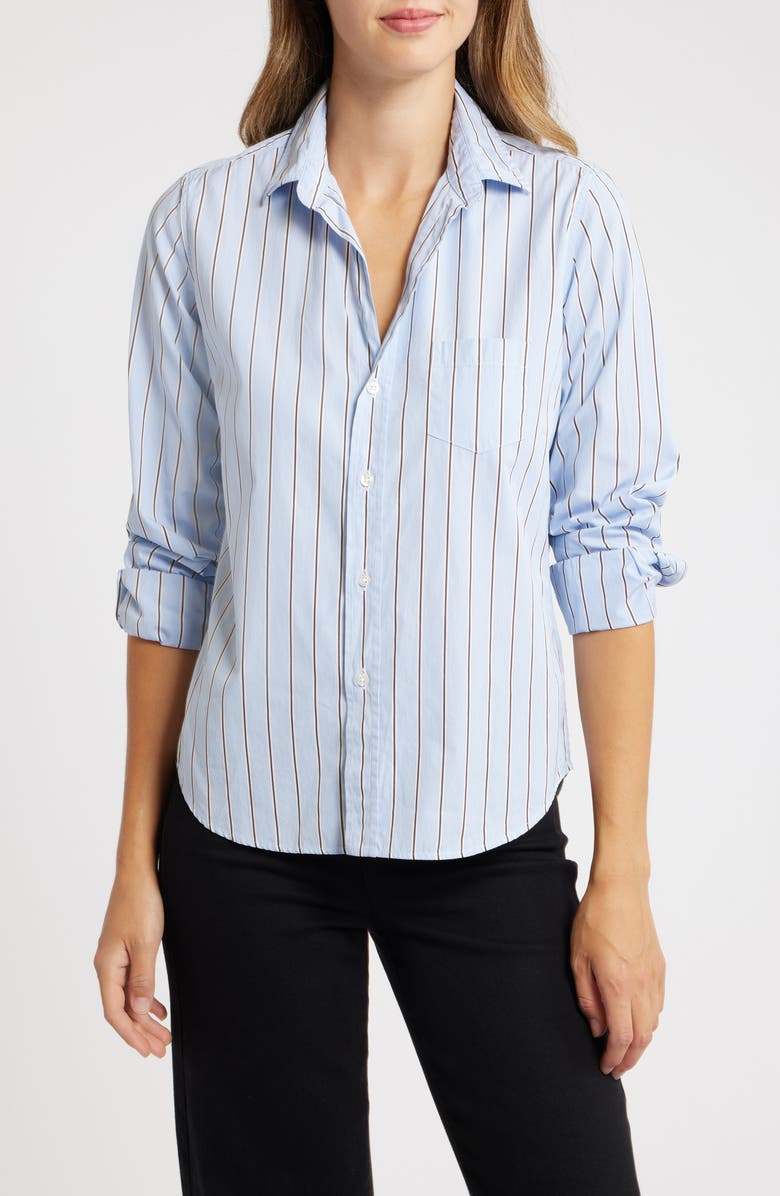 Frank & Eileen Barry Stripe Tailored Button-Up Shirt, Main, color, 