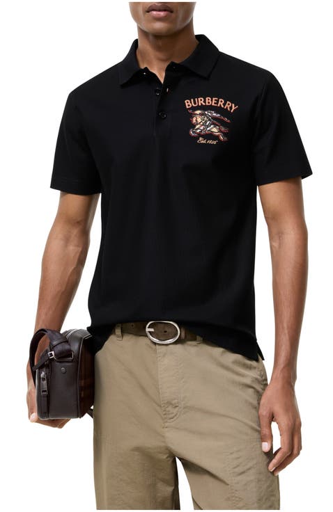Knight Check Cotton Polo Shirt