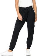 GIBSONLOOK Gigi Essential Soft Stretch Cotton Ponte Cargo Joggers