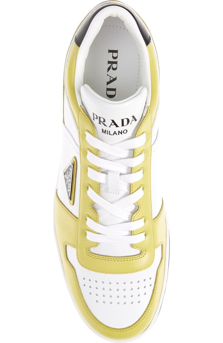 Prada Downtown Logo Low Top Sneaker, Alternate, color,