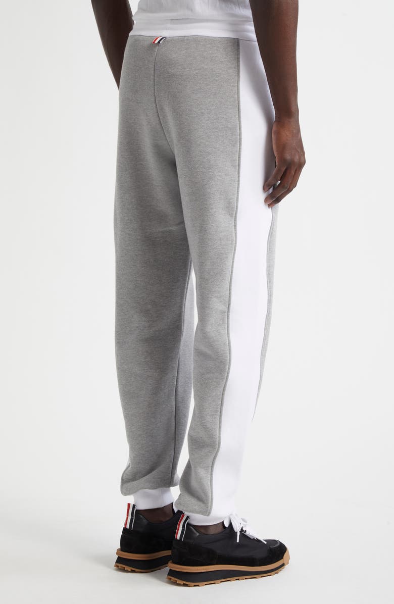 Thom Browne 4-Bar French Terry Joggers, Alternate, color, Light Grey