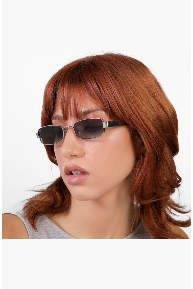 Shores Sunglasses, Alternate, color, Silver / Grey