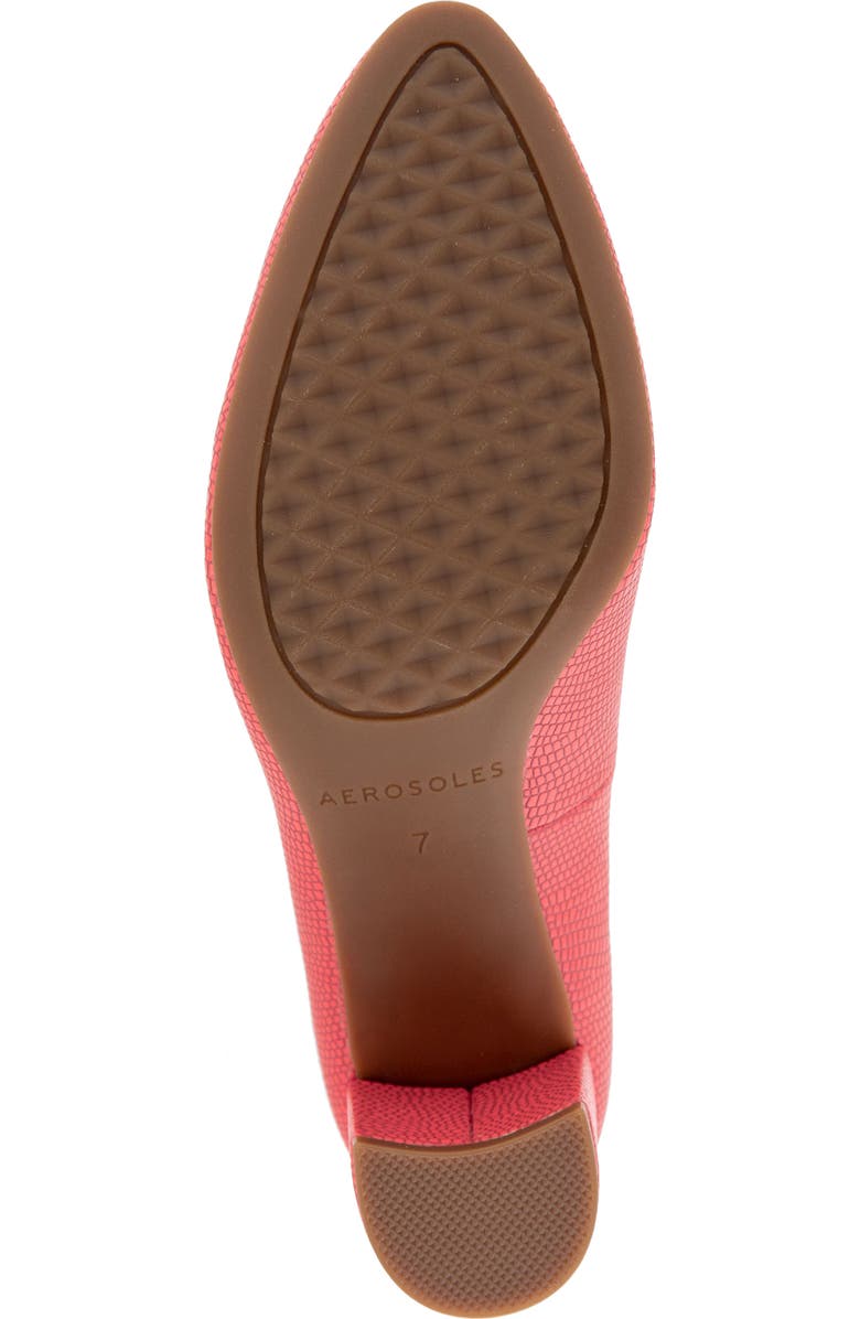 Aerosoles Betsy Pump, Alternate, color, Coral Lizard Faux Leather