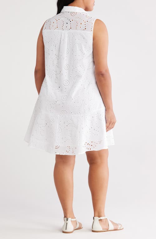 Universal Standard Cotton Eyelet Sleeveless Shirtdress