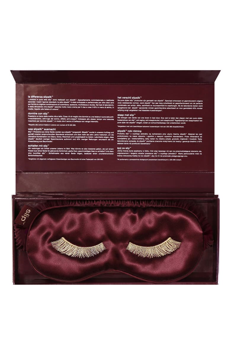 slip Lashes Pure Silk Sleep Mask, Alternate, color, 