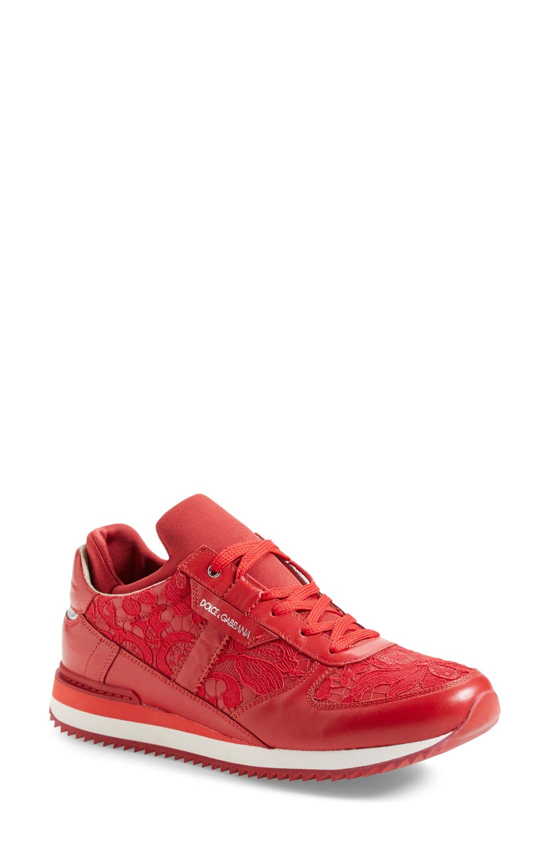 'Mailica' Sneaker, Main, color, RED
