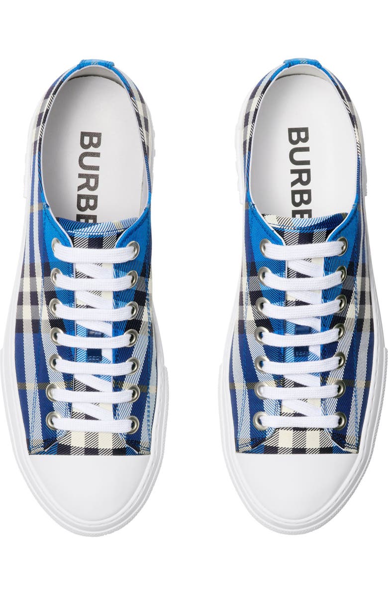 Burberry Jack Check Low Top Sneaker, Alternate, color, Hyacinth