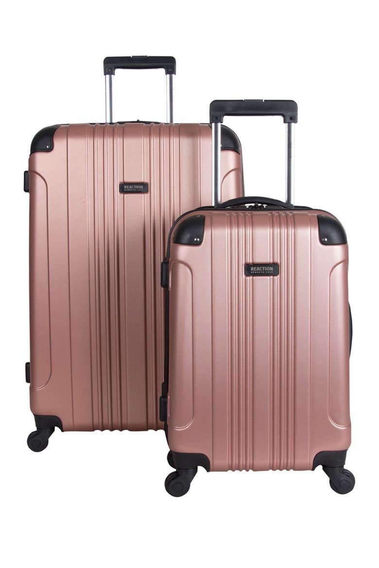 Out of Bounds 3-Piece Durable Hardshell Luggage Set, Alternate, color, ROSE GOLD