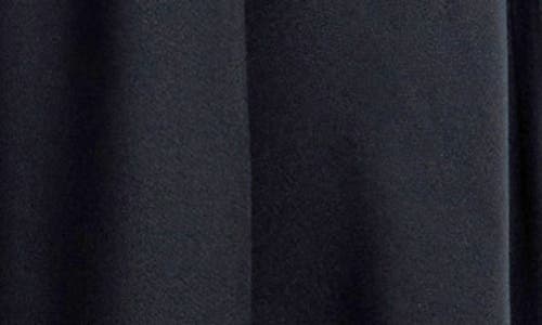Vince Camuto Smocked Bodice Bubble Sleeve Maxi Dress In Black