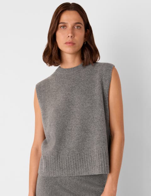Knitted Sleeveless Vest
