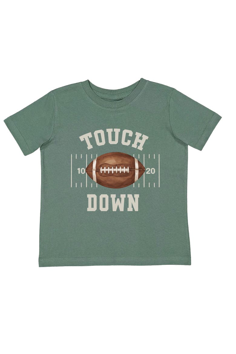 Touchdown Short Sleeve T-Shirt, Main, color, Hunter Green