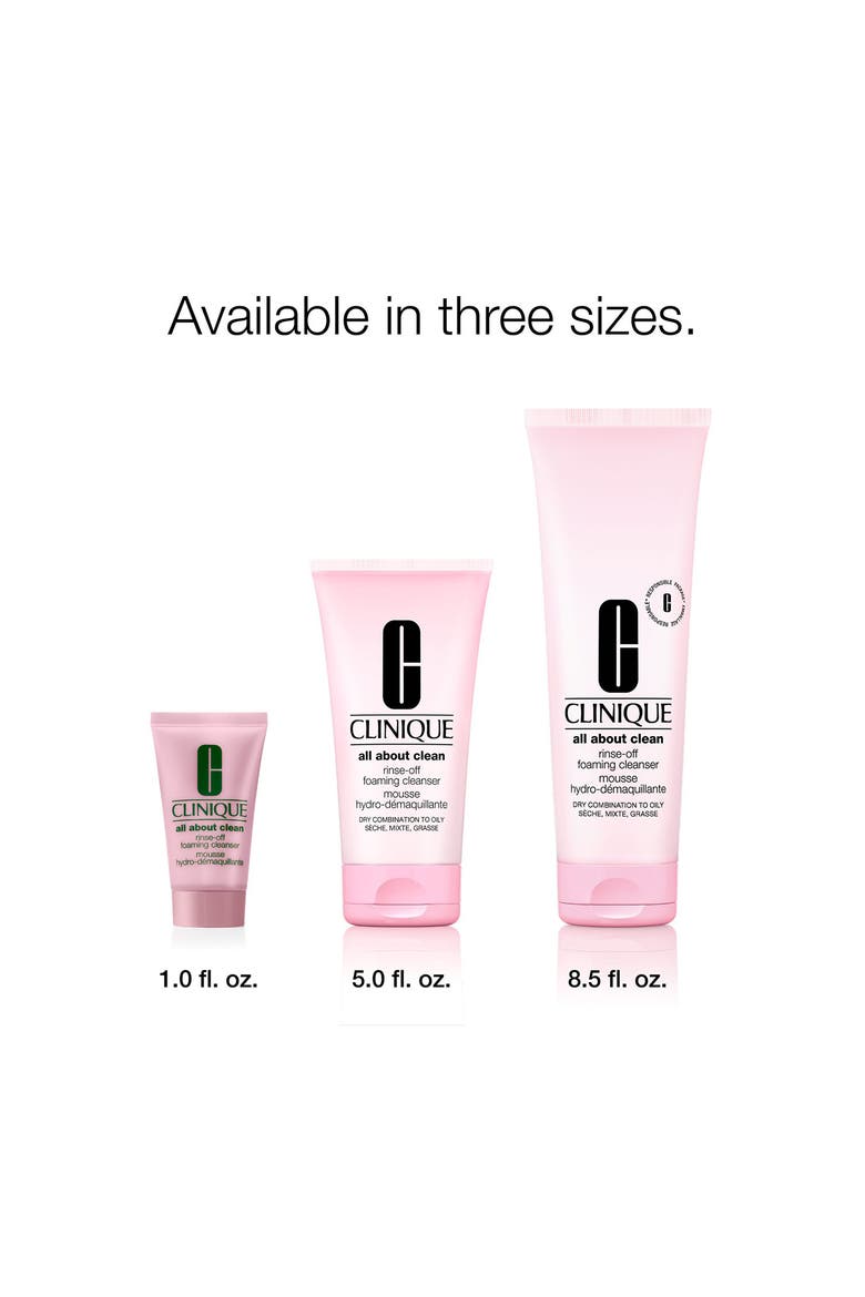 All About Clean™ Rinse-Off Foaming Face Cleanser, Alternate, color, NO COLOR