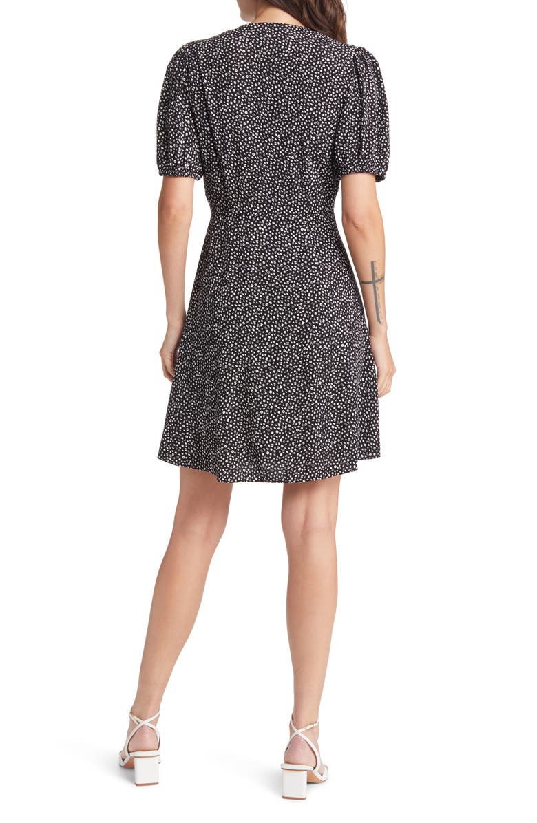& Other Stories Ditsy Floral Short Sleeve Dress, Alternate, color, 