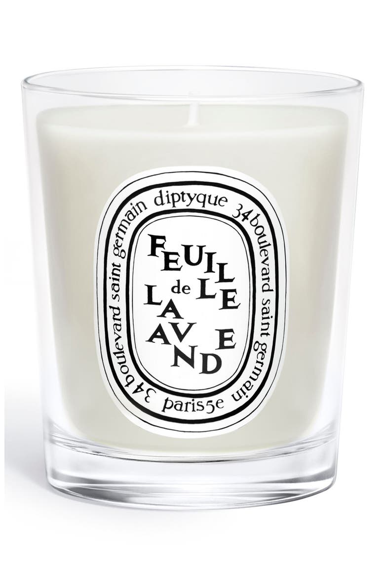 Feulle de Lavande (Lavender Leaf) Scented Candle, Main, color, NO COLOR