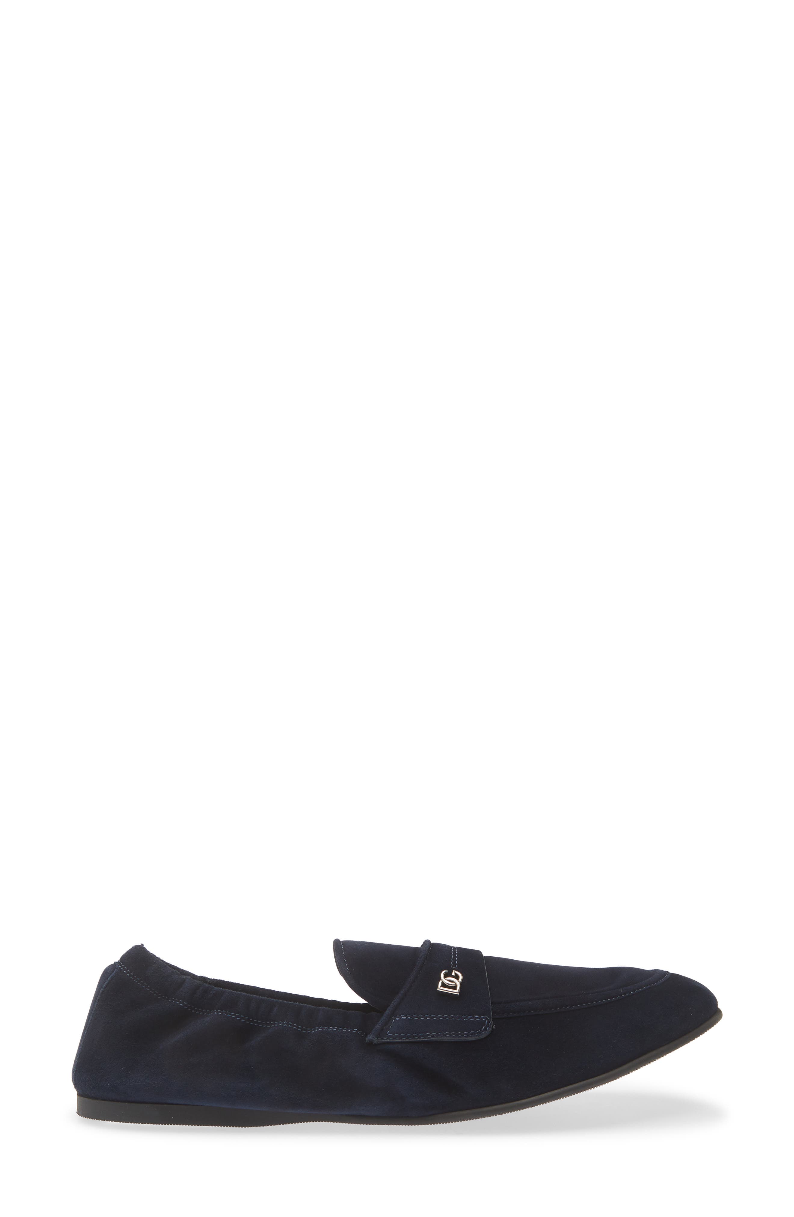 Suede Loafer, Alternate, color, TONO BLU