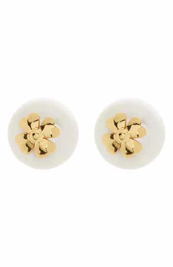 Kate Spade New York imitation pearl stud earrings