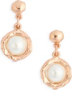 Karine Sultan Faux Pearl Drop Earrings
