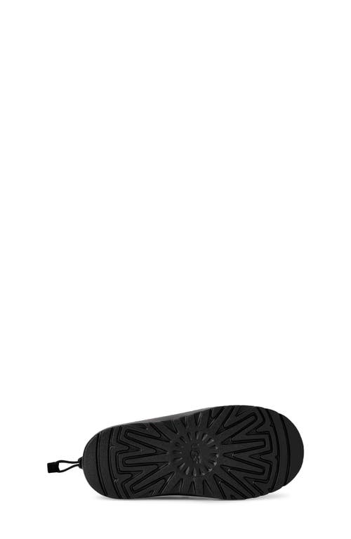 Ugg(r) Kids' Tasman Waterproof Hybrid Slip-on In Black