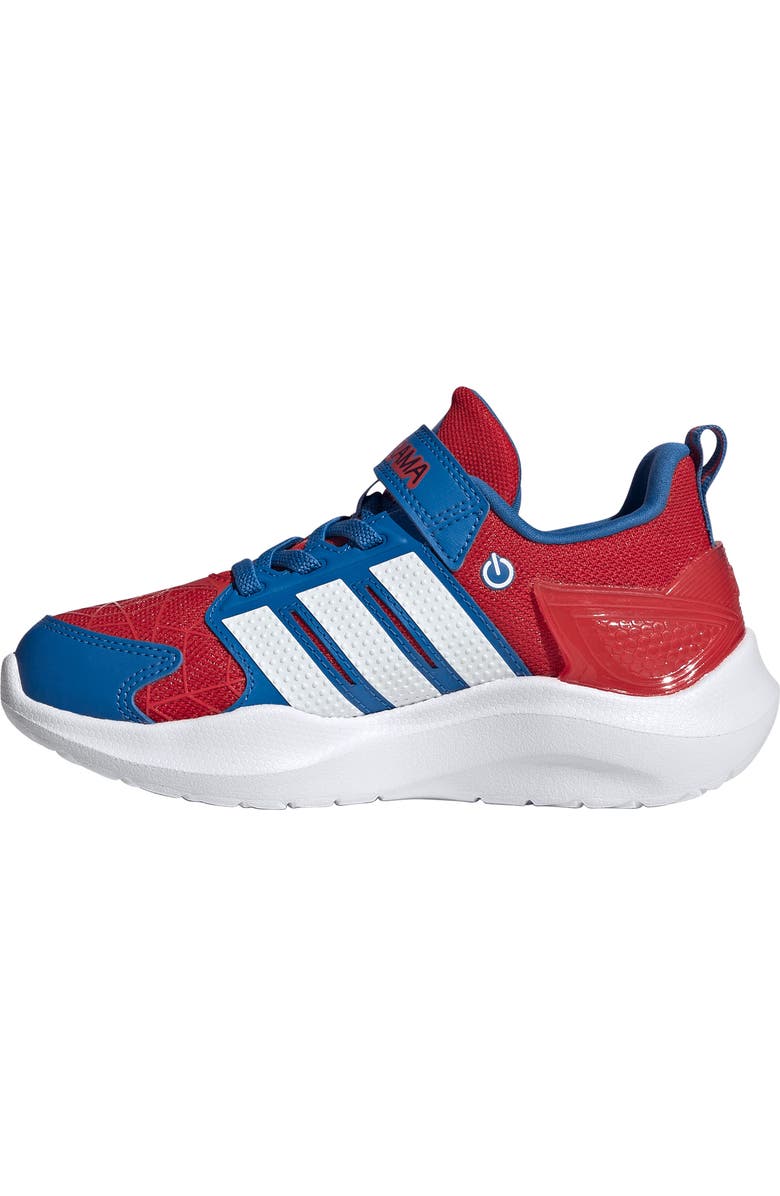 adidas x Marvel<sup>®</sup> Kids' Lightorama Spider-Man Light-Up Sneaker, Alternate, color, Scarlet/ White/ Bright Royal