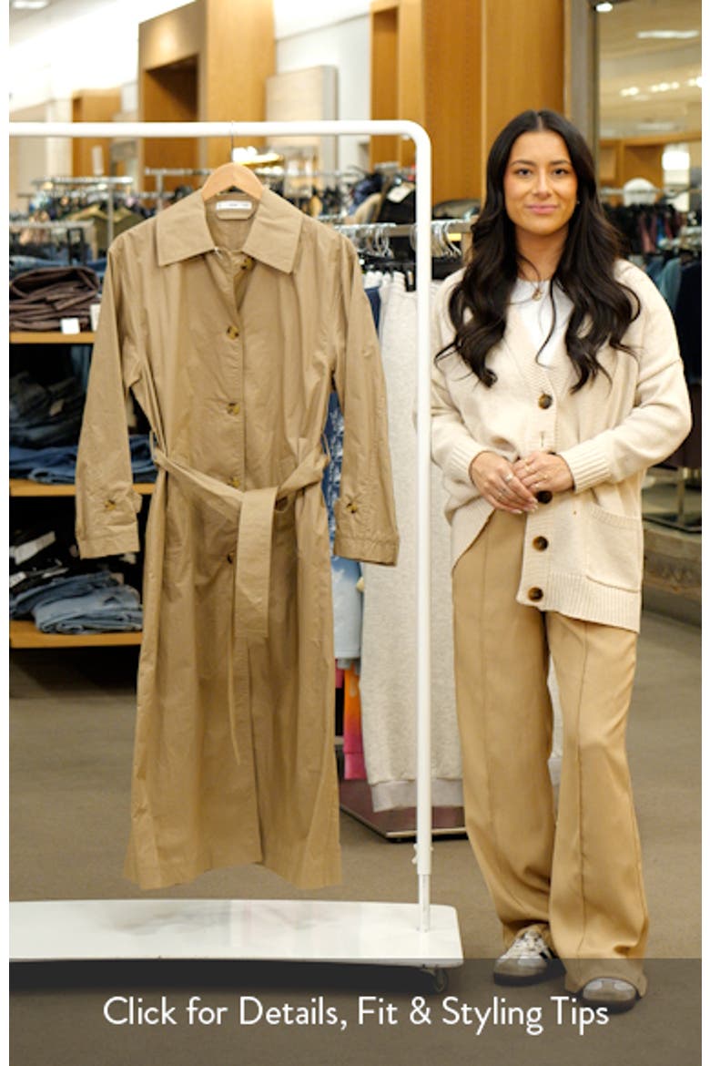 Cotton Twill Trench Coat video