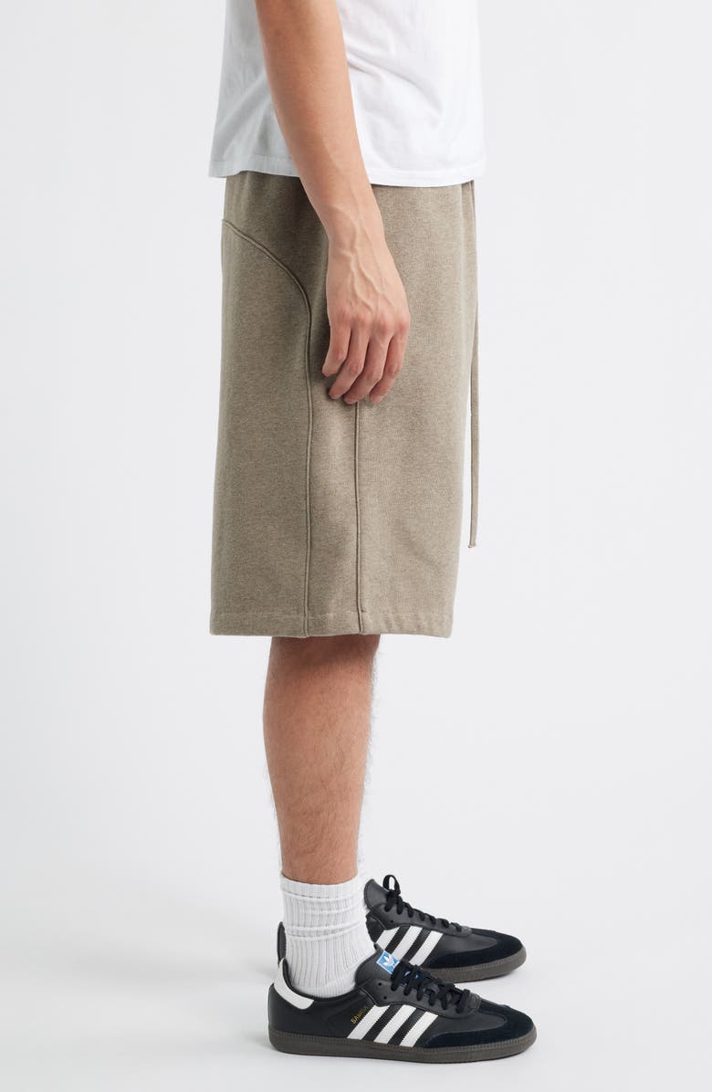 Fear of God Essentials Fleece Basketball Shorts, Alternate, color, Homestead Heather