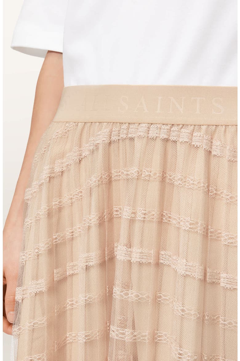 Celia Tiered Midi Skirt, Alternate, color, BLUSH PINK