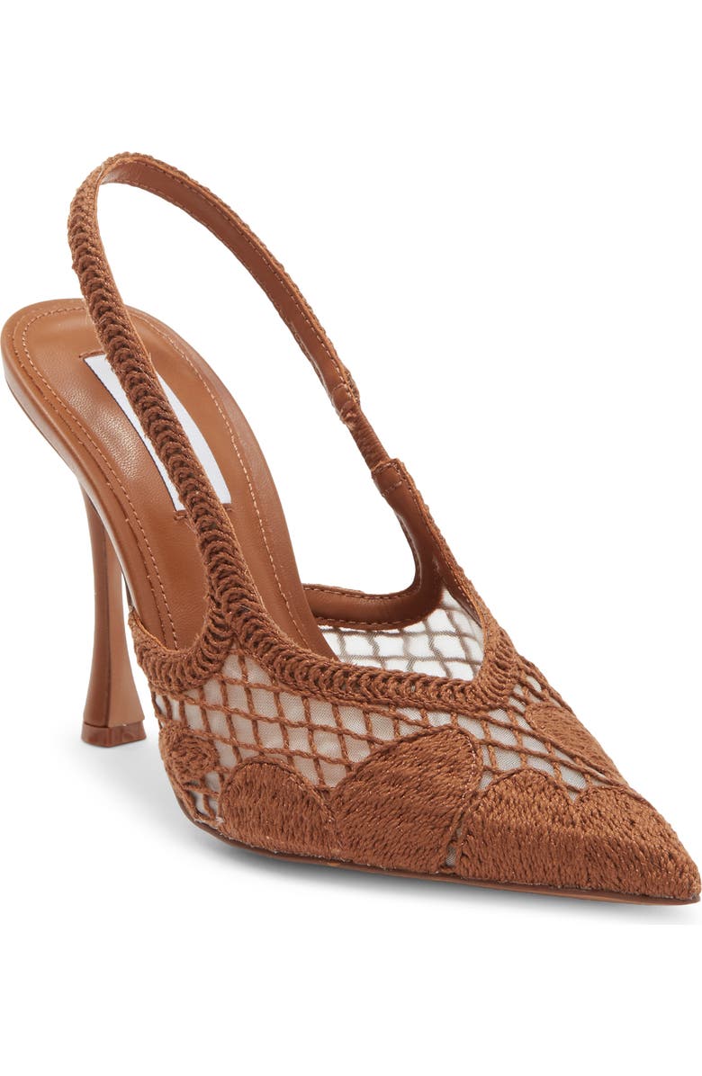 Steve Madden Beverlie Pointed Toe Slingback Pump, Main, color, Rust