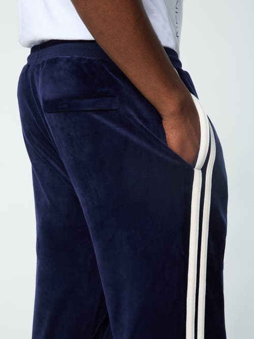 Sergio Tacchini Damarindo Velour Track Pant In Blue